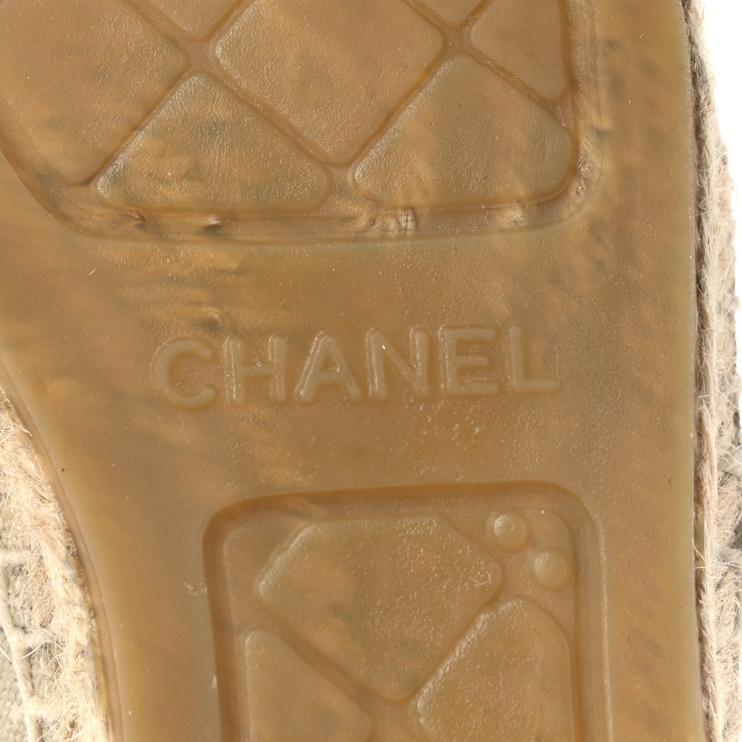 Chanel Canvas Grosgrain CC Espadrilles 38 Light Green Black 6 of 11