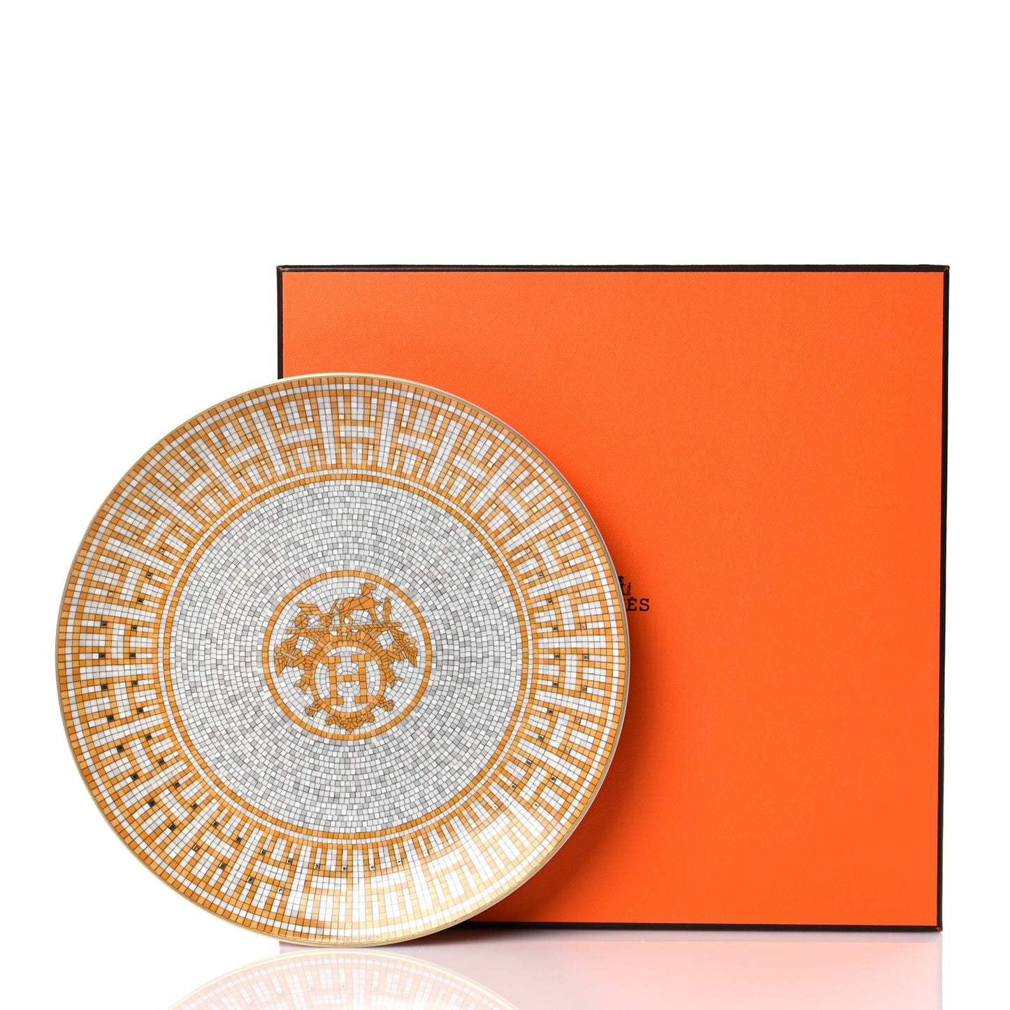 Porcelain Mosaique au 24 Dessert Plate Set of 2