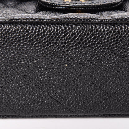 Chanel Caviar Quilted Medium Double Flap Black 12 of 12