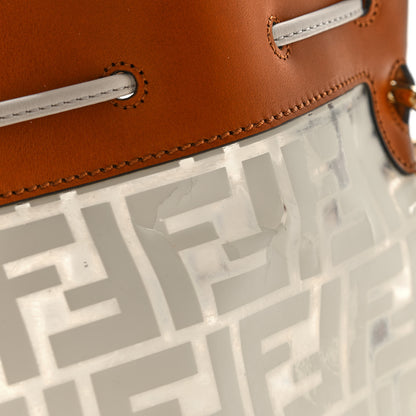 Fendi TPU FF Vitello Aura F is Fendi Grande Mon Tresor Bucket Bag White Cuoio 15 of 21