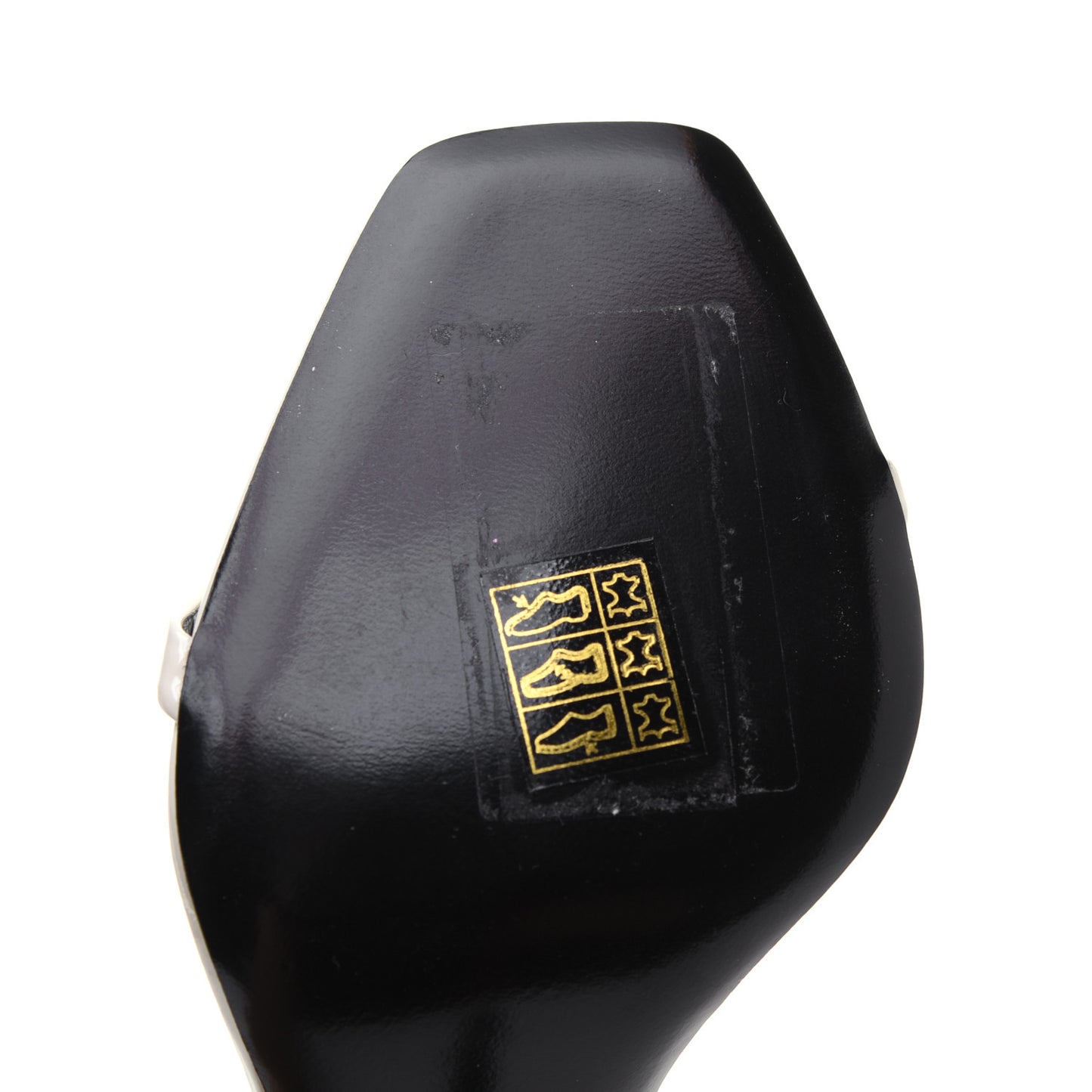 Patent Calfskin Opyum 110 Sandals 36 Neutro