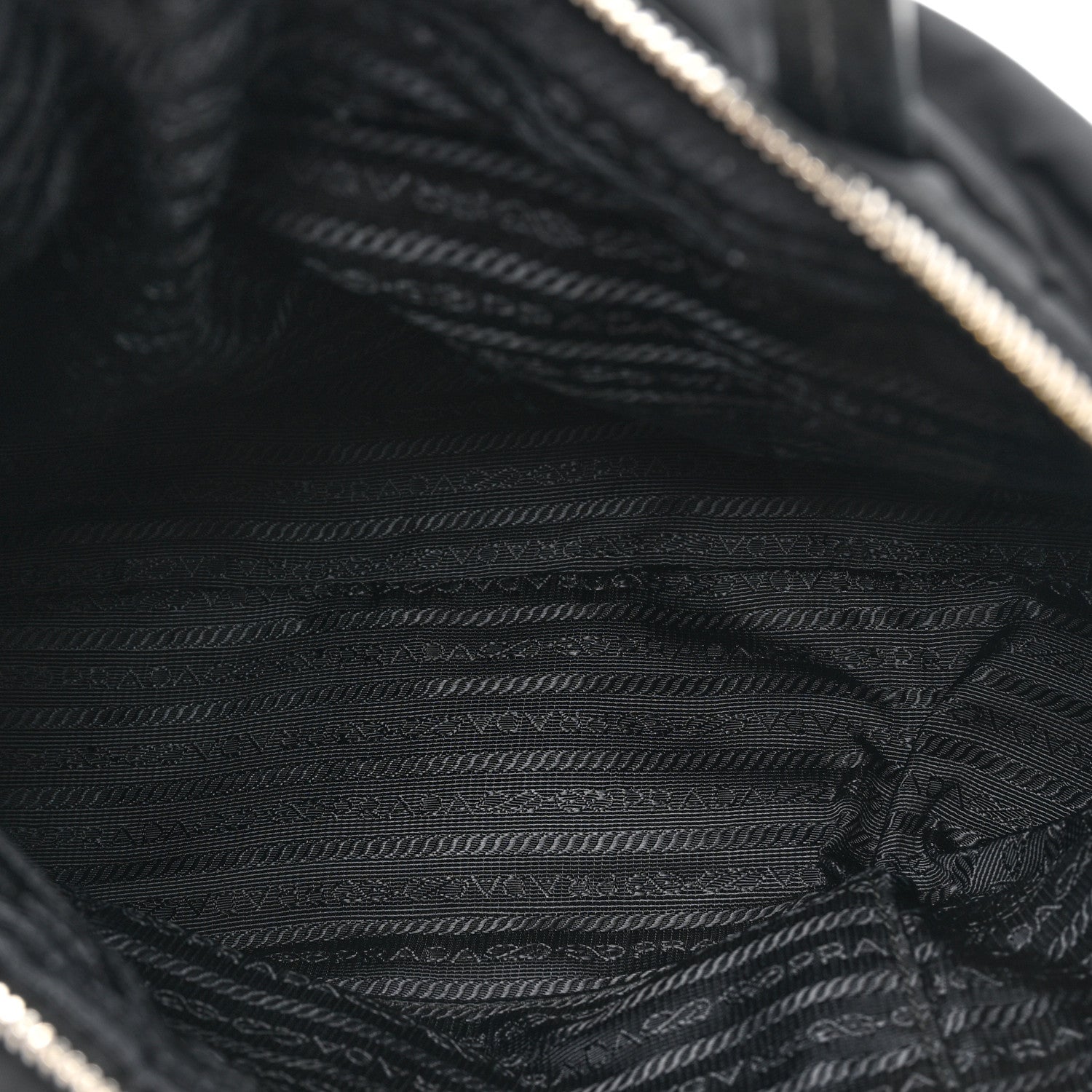 Prada Tessuto Nylon Saffiano Shopping Tote Black 5 of 13