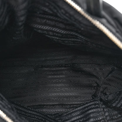 Prada Tessuto Nylon Saffiano Shopping Tote Black 5 of 13