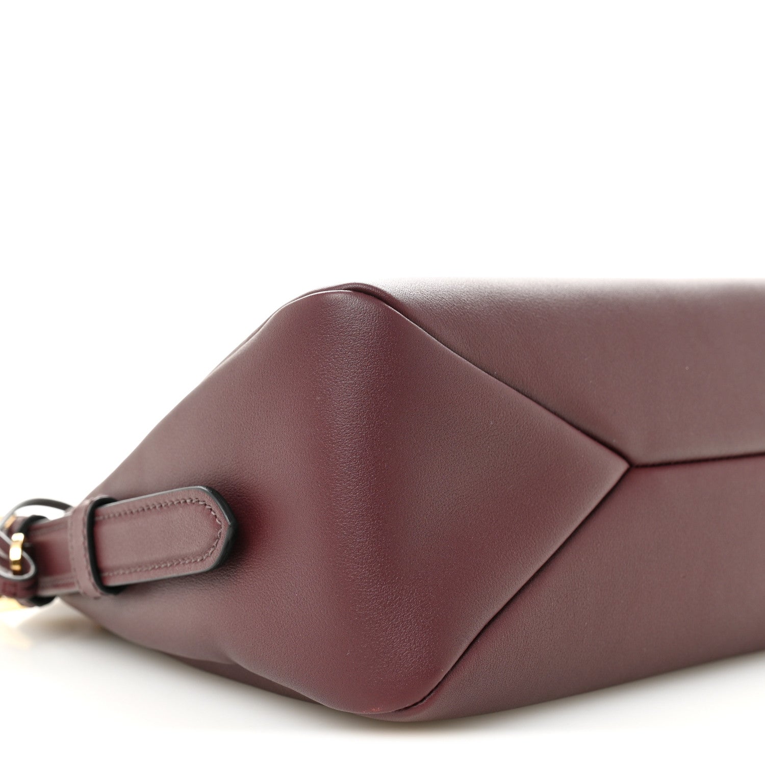 Prada Soft Calfskin Medium Aimée Shoulder Bag Burgundy 9 of 11
