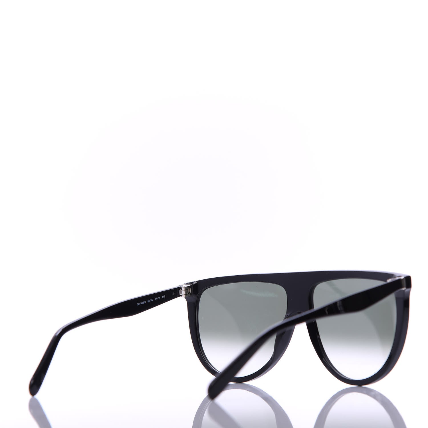 Celine Acetate Thin Shadow Sunglasses CL41435/S Black 4 of 7