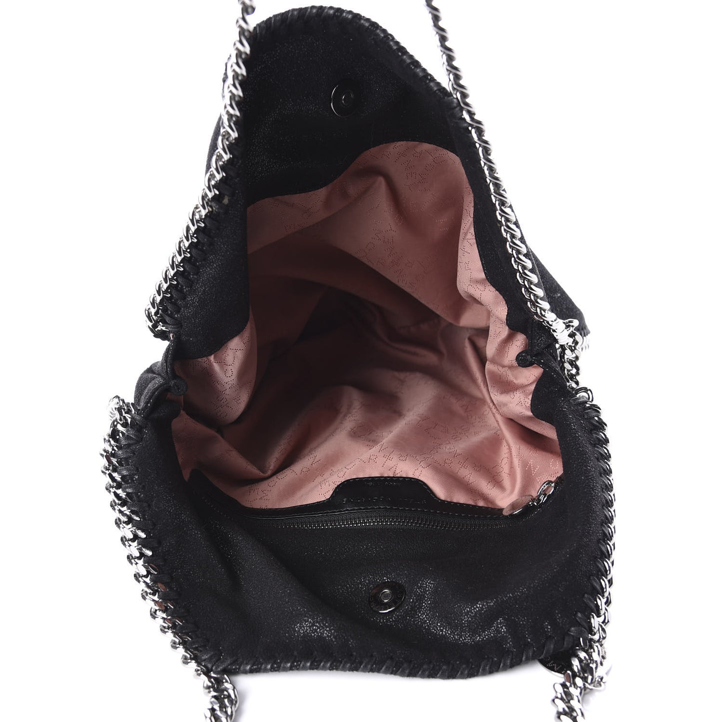 Shaggy Deer Falabella Fold Over Tote Black