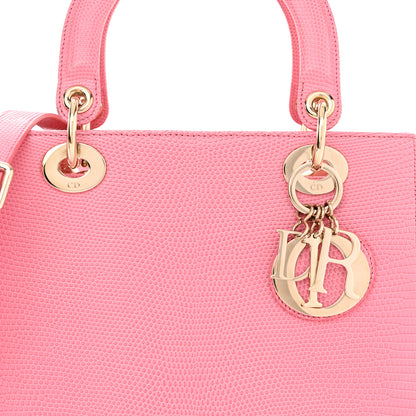Christian Dior Lizard Medium Lady Dior 8 of 15