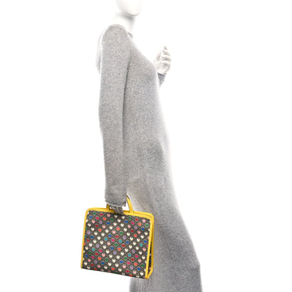 Gucci GG Supreme Monogram Hearts Childrens Tote Beige Ebony Multicolor Freesia 2 of 10