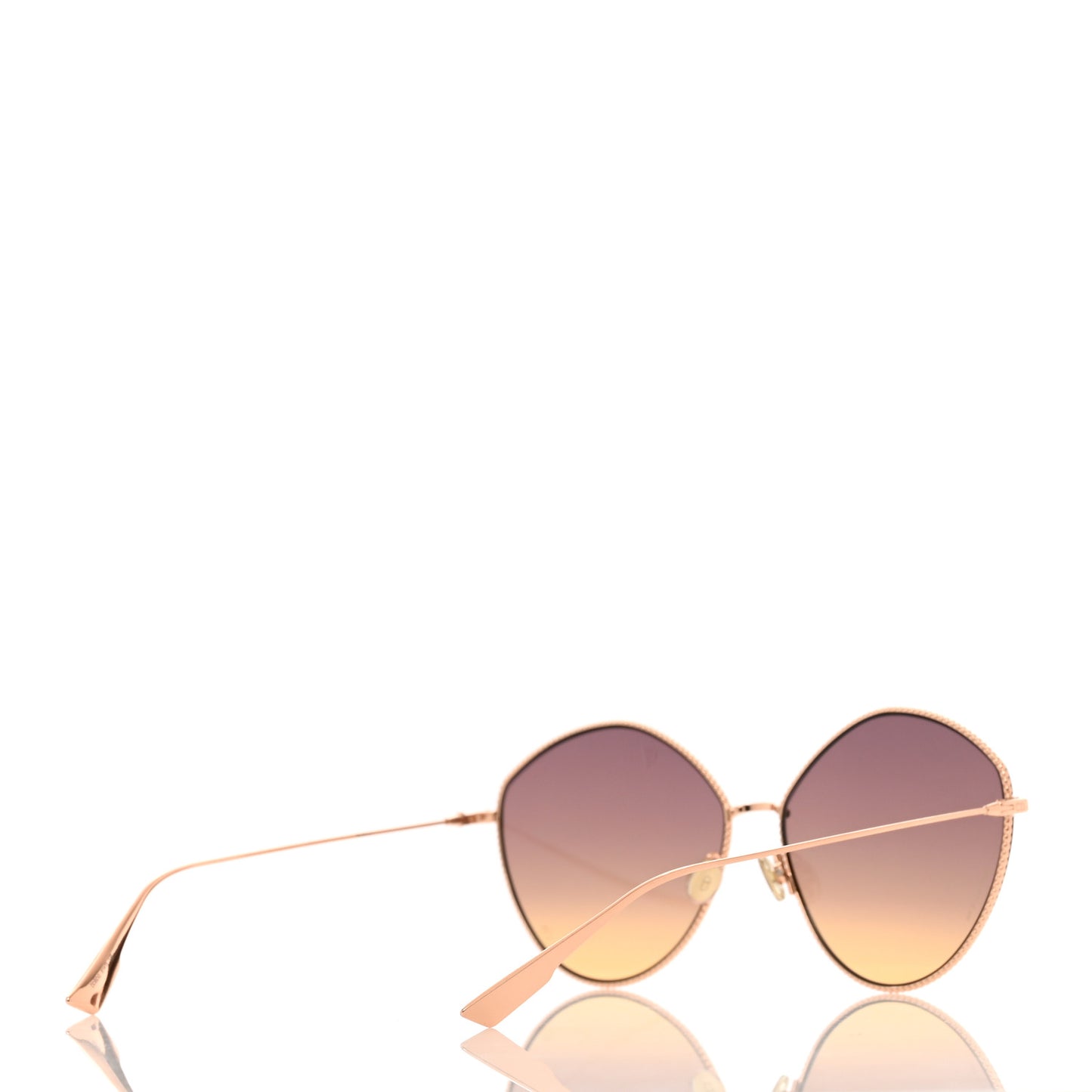 Metal DiorSociety 4 Sunglasses Gold