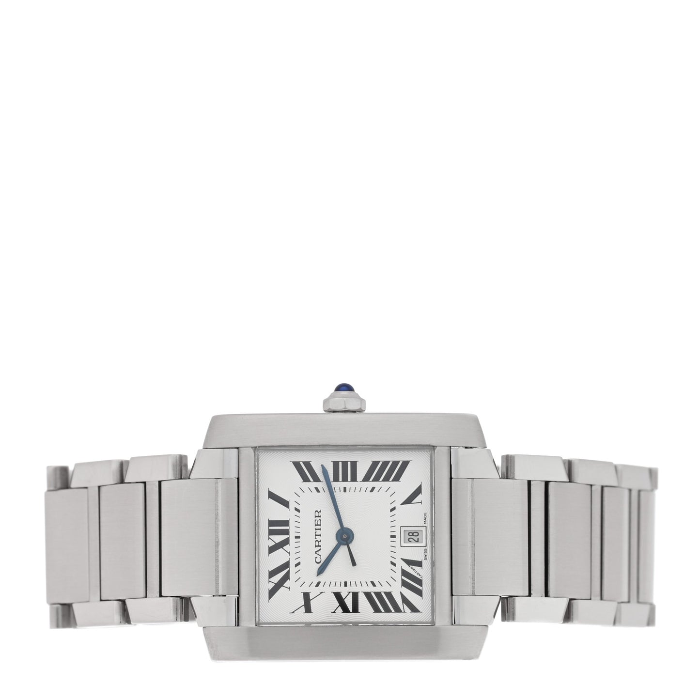 Stainless Steel 28mm Tank Francaise Automatic Watch