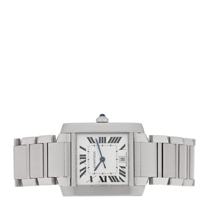 Cartier Stainless Steel 28mm Tank Francaise Automatic Watch 2 of 5
