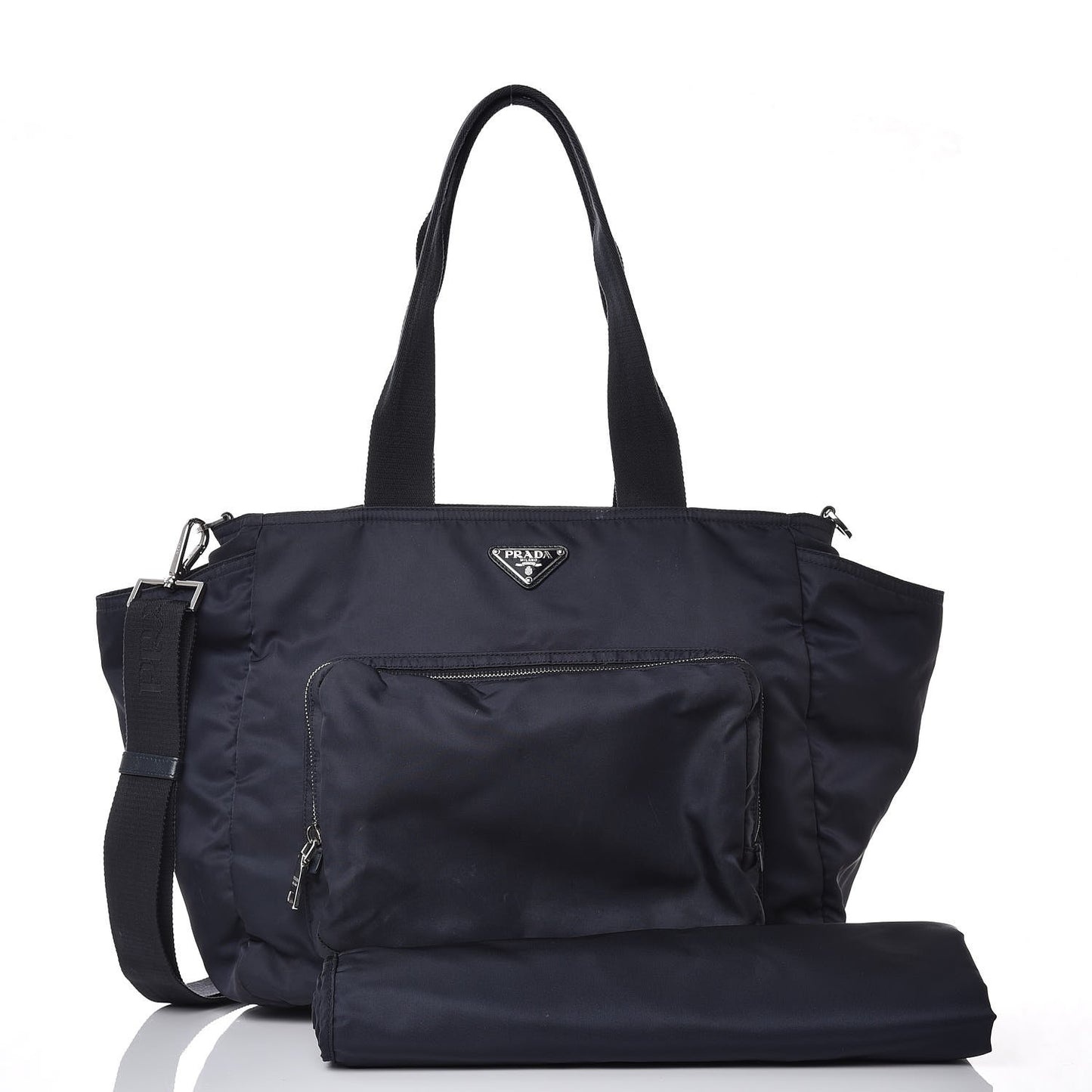 Nylon Vela Baby Bag Blue