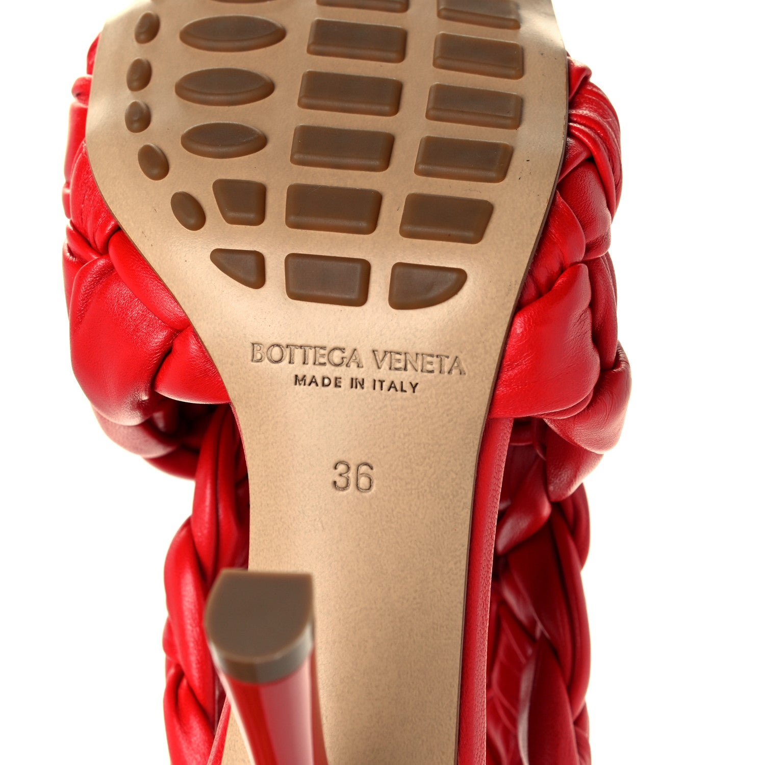 Bottega Veneta Shiny Nappa Intrecciato The Board Sandals 36 Nail Polish 8 of 10