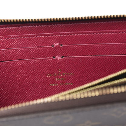 Louis Vuitton Monogram Clemence Wallet Fuchsia 5 of 7