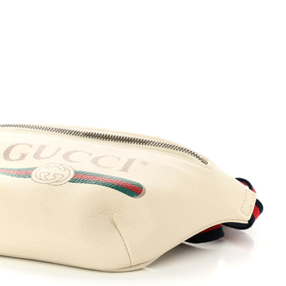 Gucci Grained Calfskin Small Logo Belt Bag White 10 of 10
