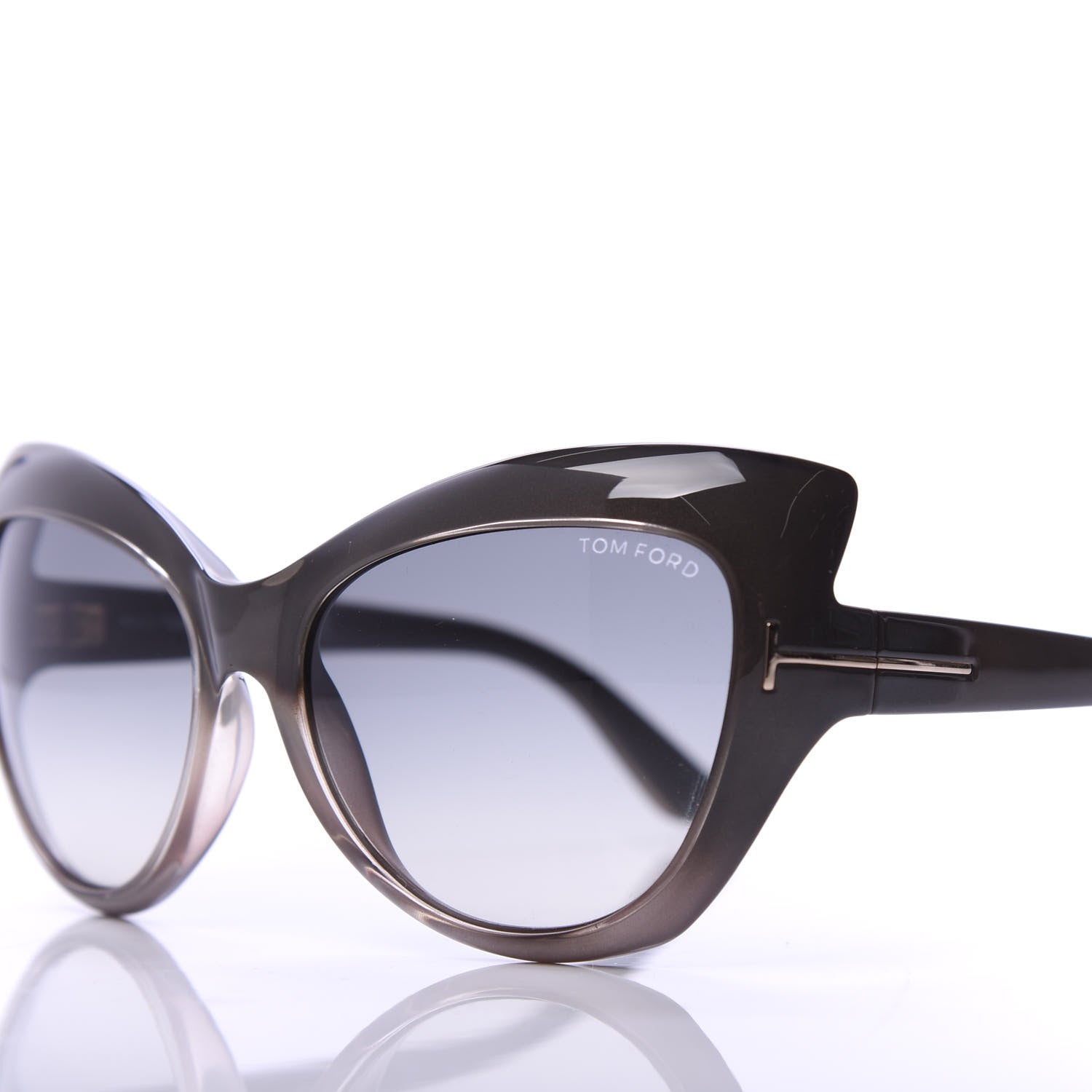 Tom Ford Cat Eye Bardot TF9284 Sunglasses Dark Grey 7 of 8