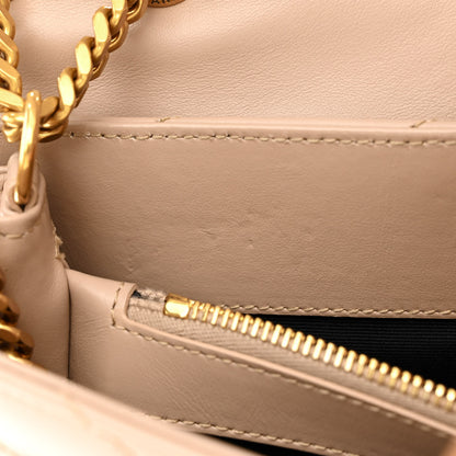 Saint Laurent Calfskin Y Quilted Monogram Medium Loulou Chain Satchel Blush 8 of 11