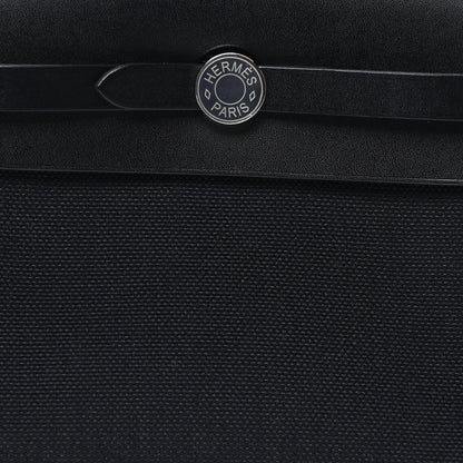 Hermes Military Toile Vache Hunter Herbag Zip Retourne 20 Black 7 of 10