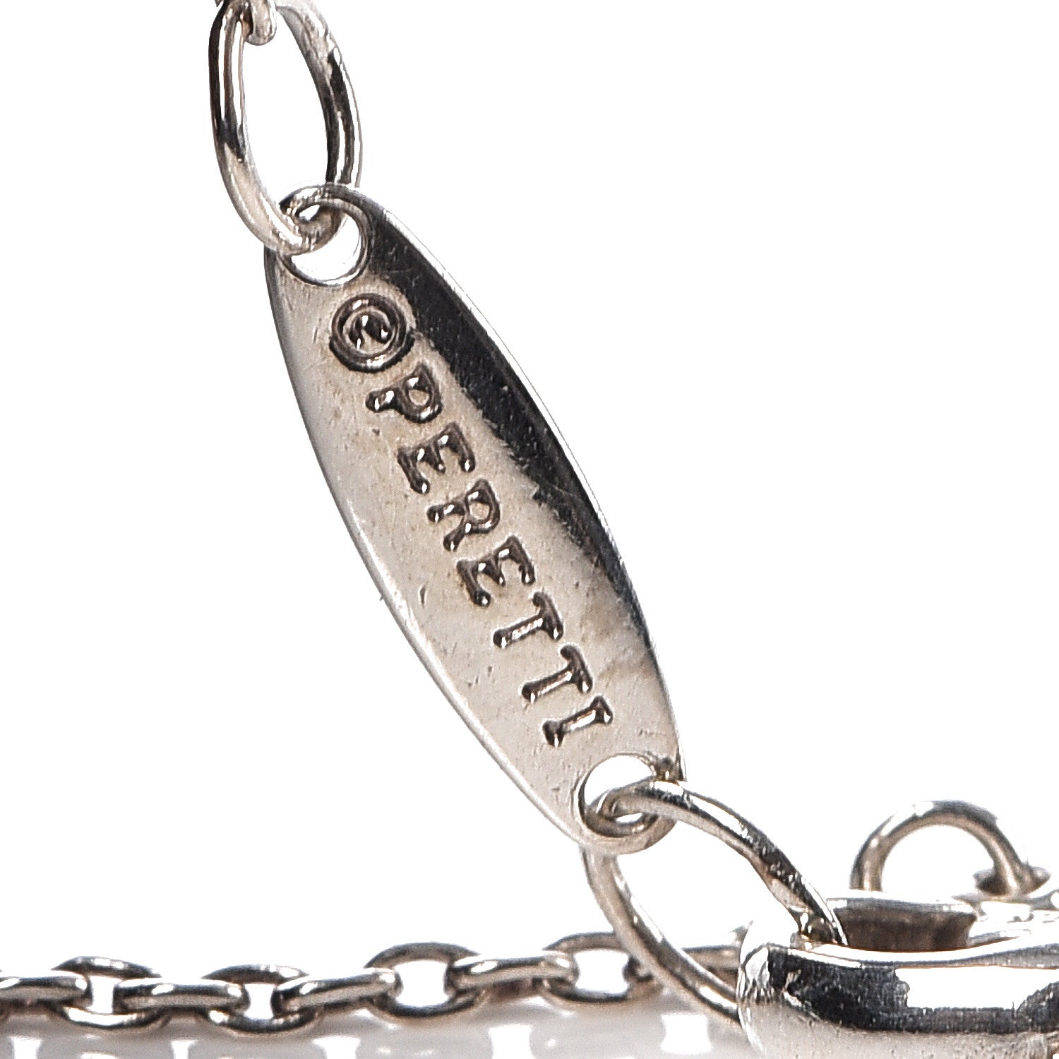 Tiffany Sterling Silver Diamond .09ct Elsa Peretti Diamonds By The Yard Bracelet 6 of 7
