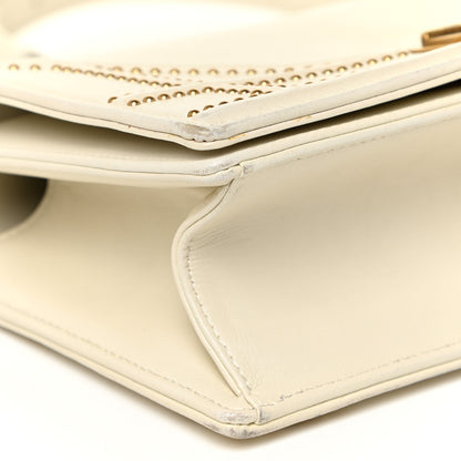 Christian Dior Lambskin Studded Medium Diorama Flap Bag Latte 9 of 16