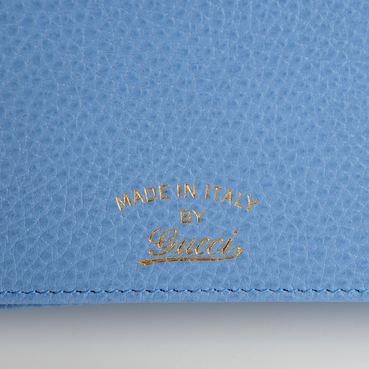 Gucci Dollar Calfskin Mini Swing Wallet Bag Mineral Blue 6 of 8