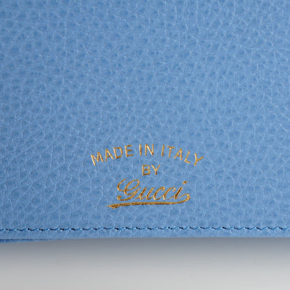 Gucci Dollar Calfskin Mini Swing Wallet Bag Mineral Blue 6 of 8