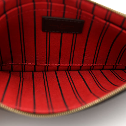 Louis Vuitton Damier Ebene Neverfull MM GM Pochette 5 of 6