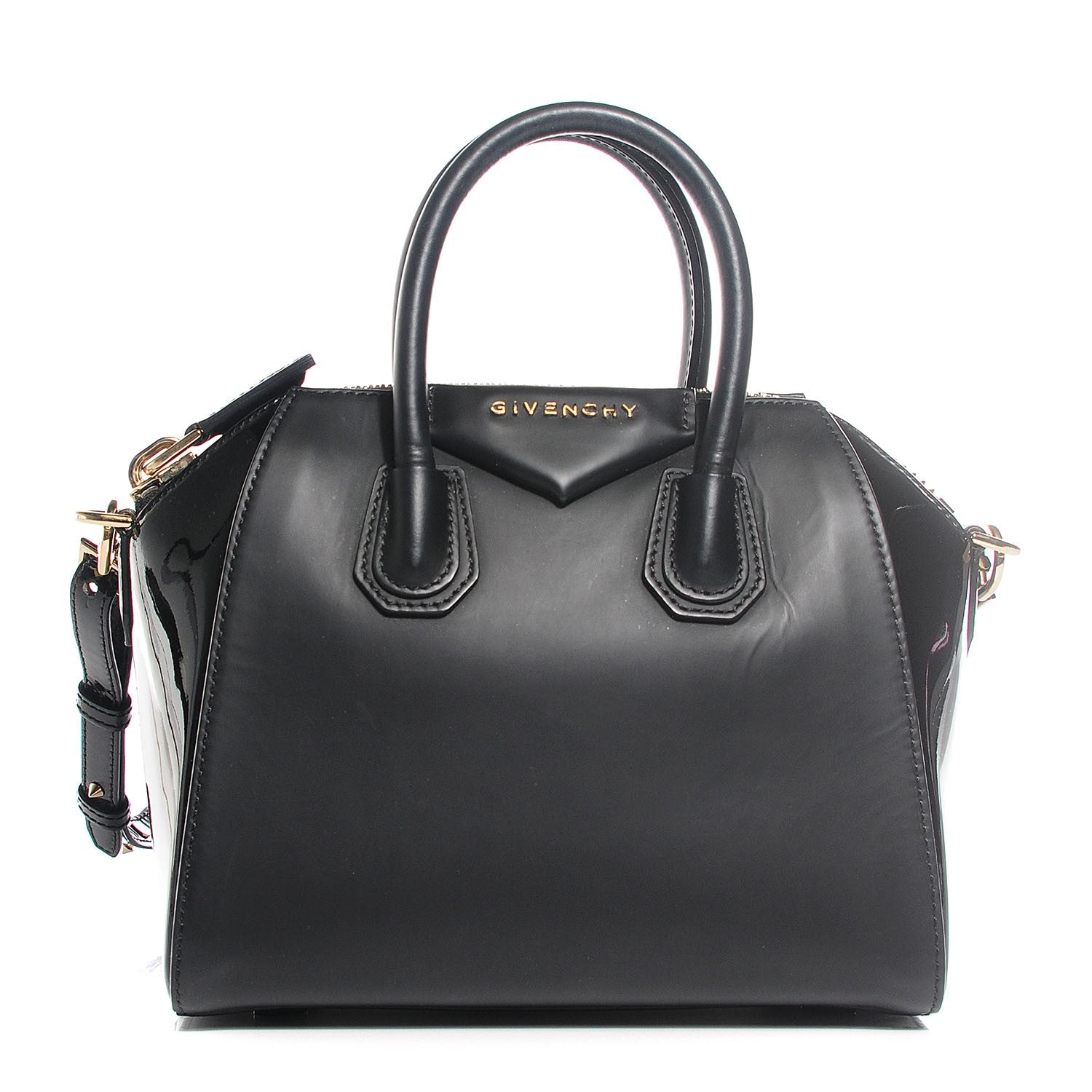 Givenchy Rubber Effect Calfskin Mini Antigona Black 11 of 20