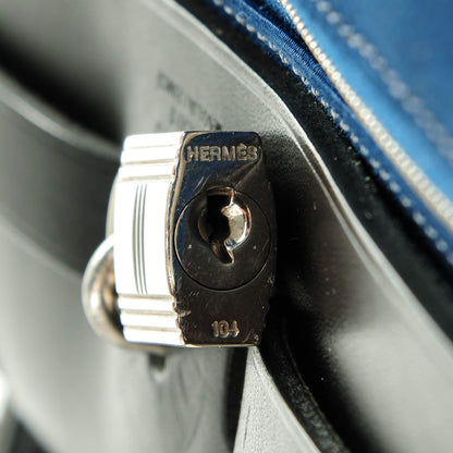Hermes Toile Barenia Herbag Zip 31 PM Bleu de Prusse 3 of 10