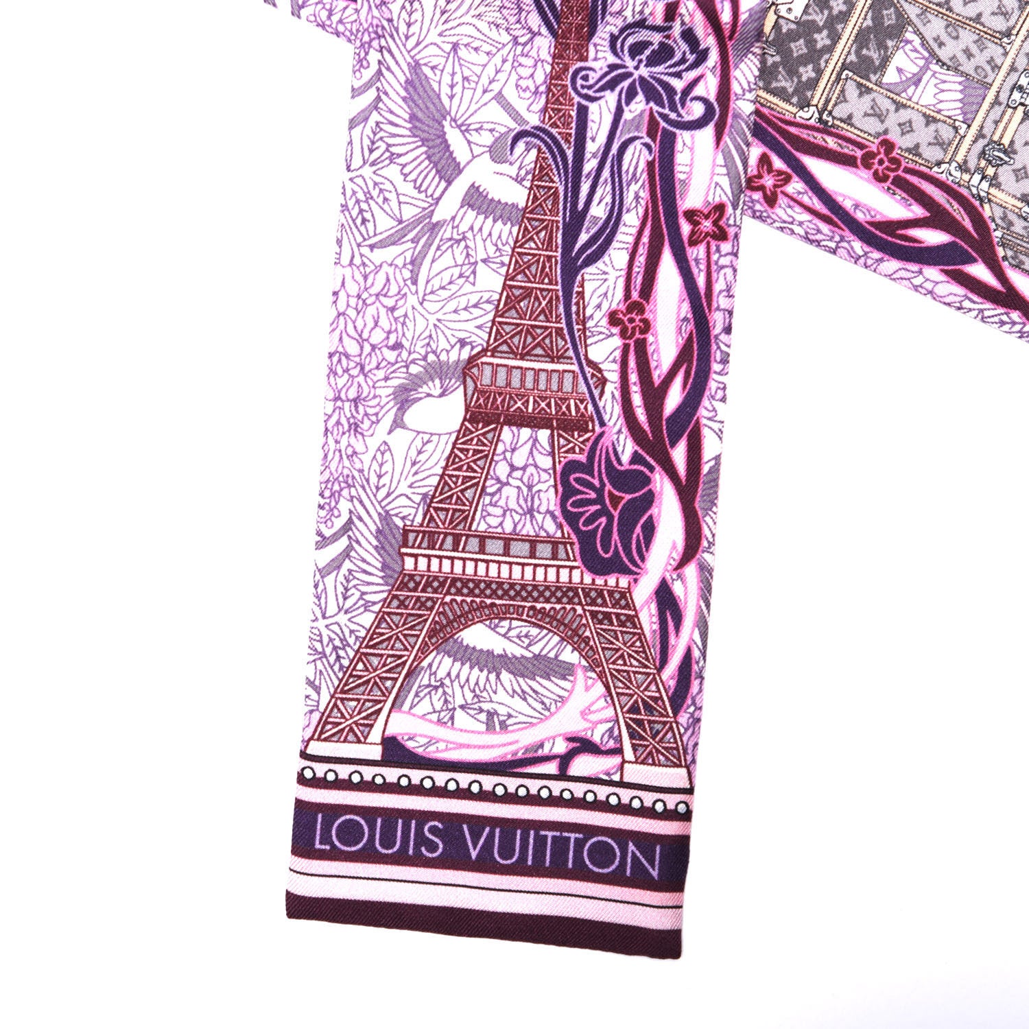 Louis Vuitton Silk Louis A Paris Bandeau Rose 2 of 4