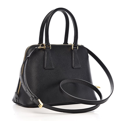 Prada Saffiano Lux Small Promenade Tote Black 3 of 10