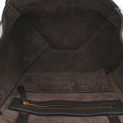 Celine Soft Grained Calfskin Small Belt Cabas Phantom Grey 5 of 8