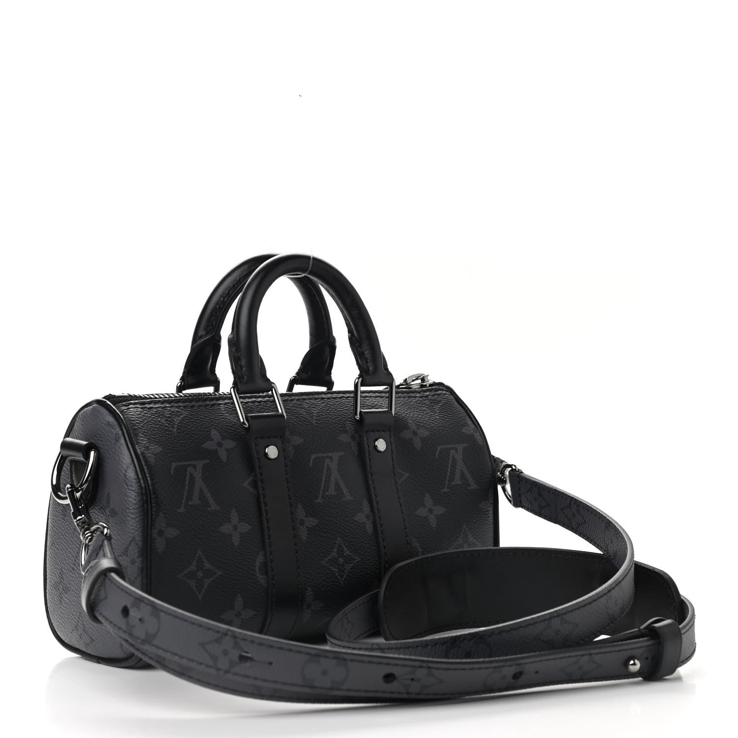 Louis Vuitton Reverse Monogram Eclipse Keepall XS Black 3 of 8