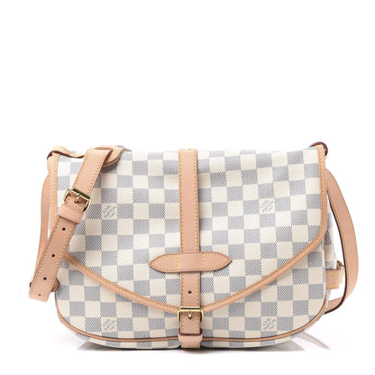 Louis Vuitton Damier Azur Saumur MM 1 of 9