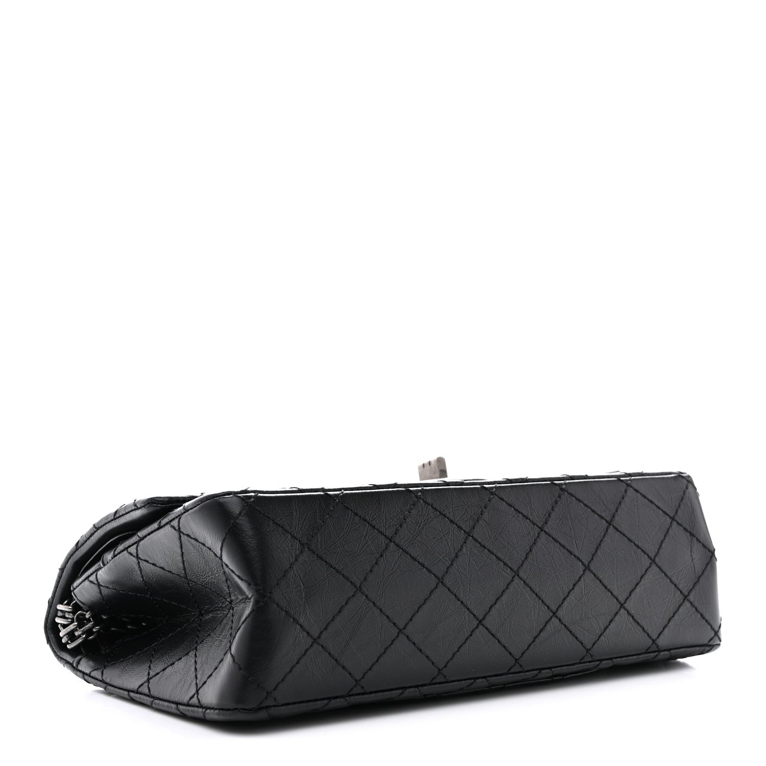 Chanel Aged Calfskin Quilted 2.55 Reissue 225 Flap Black 4 of 10