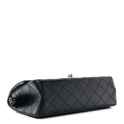Chanel Aged Calfskin Quilted 2.55 Reissue 225 Flap Black 4 of 10