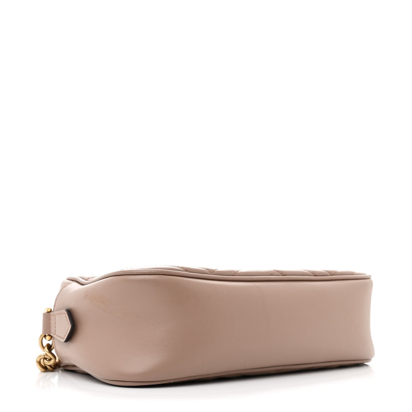 Calfskin Matelasse Small GG Marmont Chain Shoulder Bag Porcelain Rose