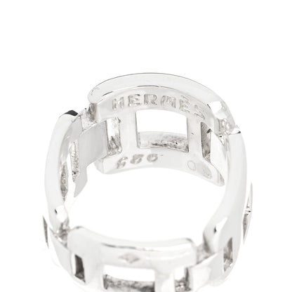 Hermes Sterling Silver Bague Hera Ring 50 5.25 4 of 7