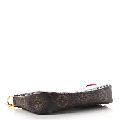 Louis Vuitton Monogram 2020 Christmas Animation Roller Coaster Mini Pochette Accessories Pivoine 4 of 7