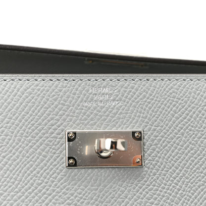 Hermes Epsom Kelly Wallet To Go Gris Pantin 6 of 10