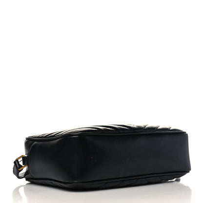 Saint Laurent Calfskin Matelasse Monogram Lou Camera Bag Black 4 of 7