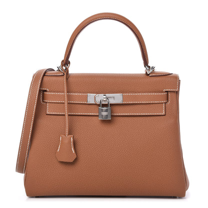 Hermes Togo Kelly Retourne 28 Gold 1 of 12