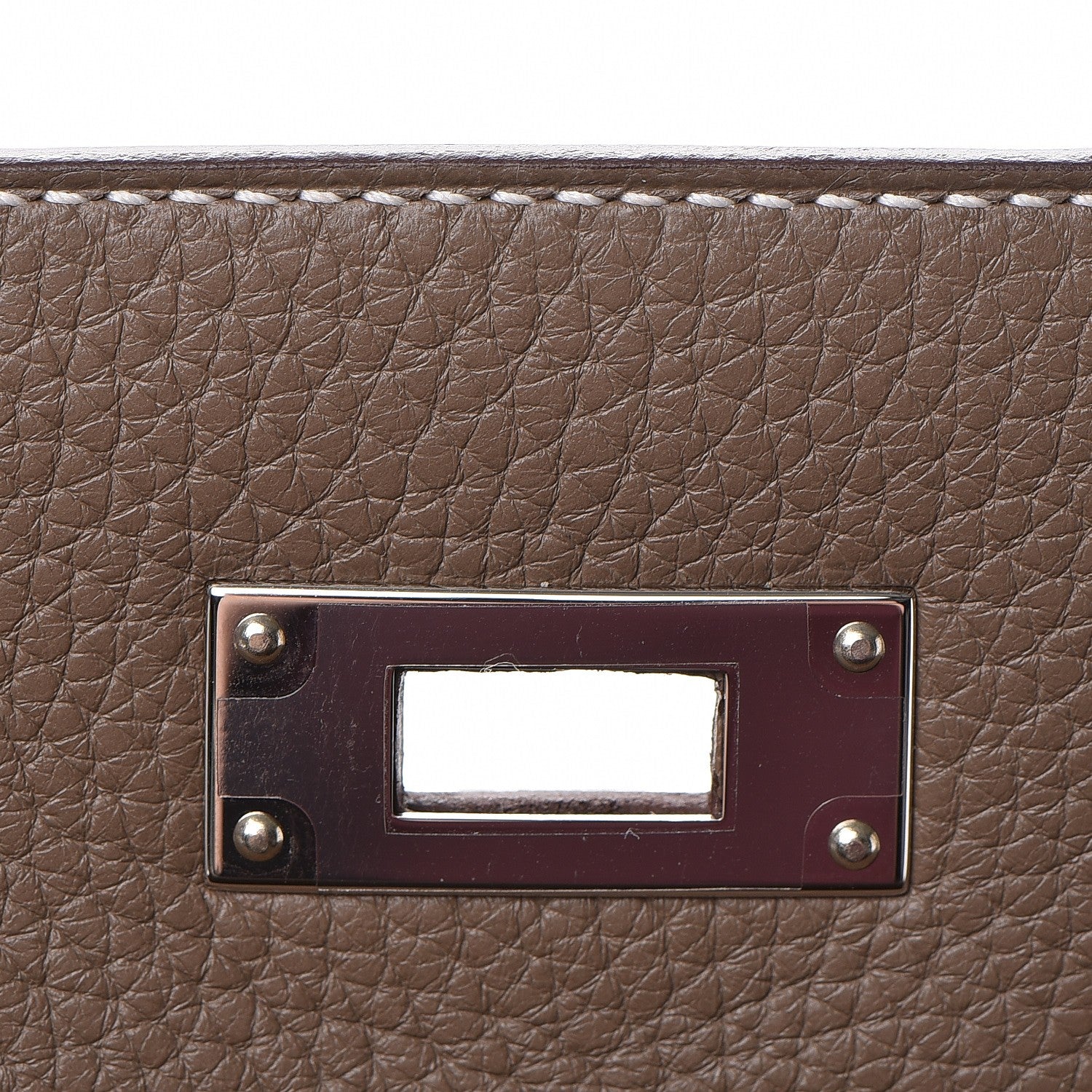 Hermes Togo Kelly Retourne 28 Etoupe 23 of 38