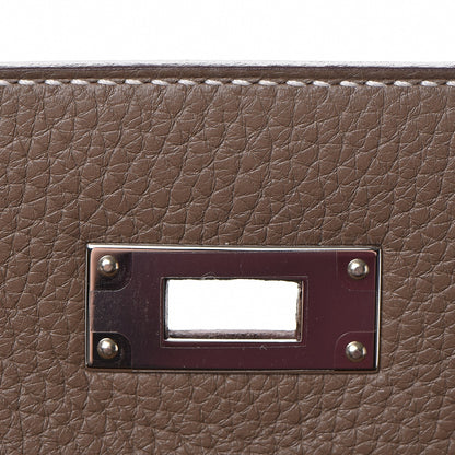 Hermes Togo Kelly Retourne 28 Etoupe 23 of 38
