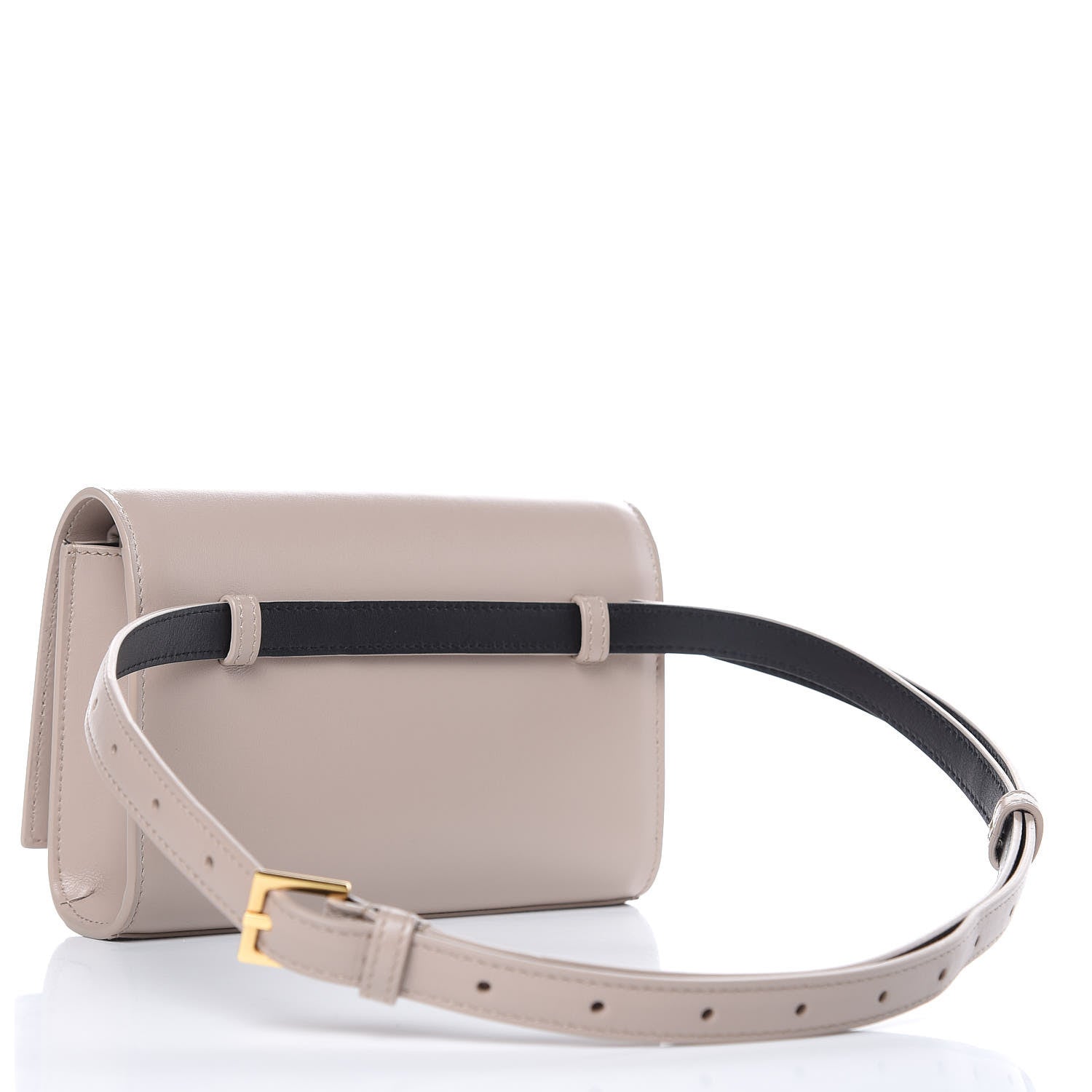Saint Laurent Smooth Calfskin Monogram Kate Belt Bag Natural 3 of 8