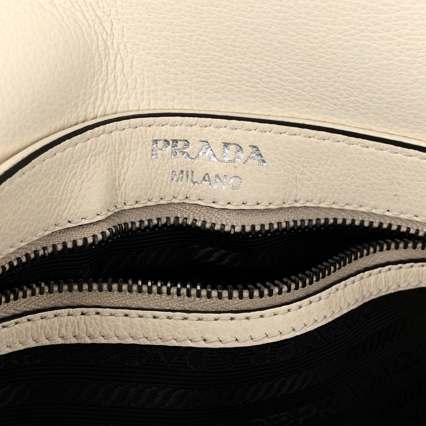 Glace Calfskin Studded Crossbody White