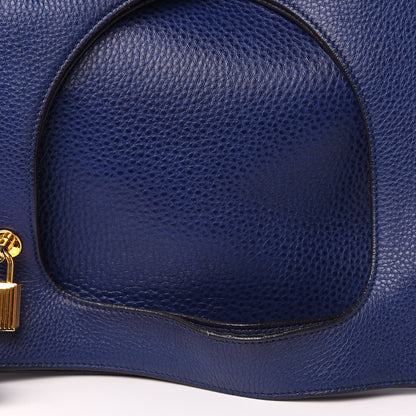 Tom Ford Calfskin Large Alix Padlock Zip Shoulder Bag Cobalt 10 of 11