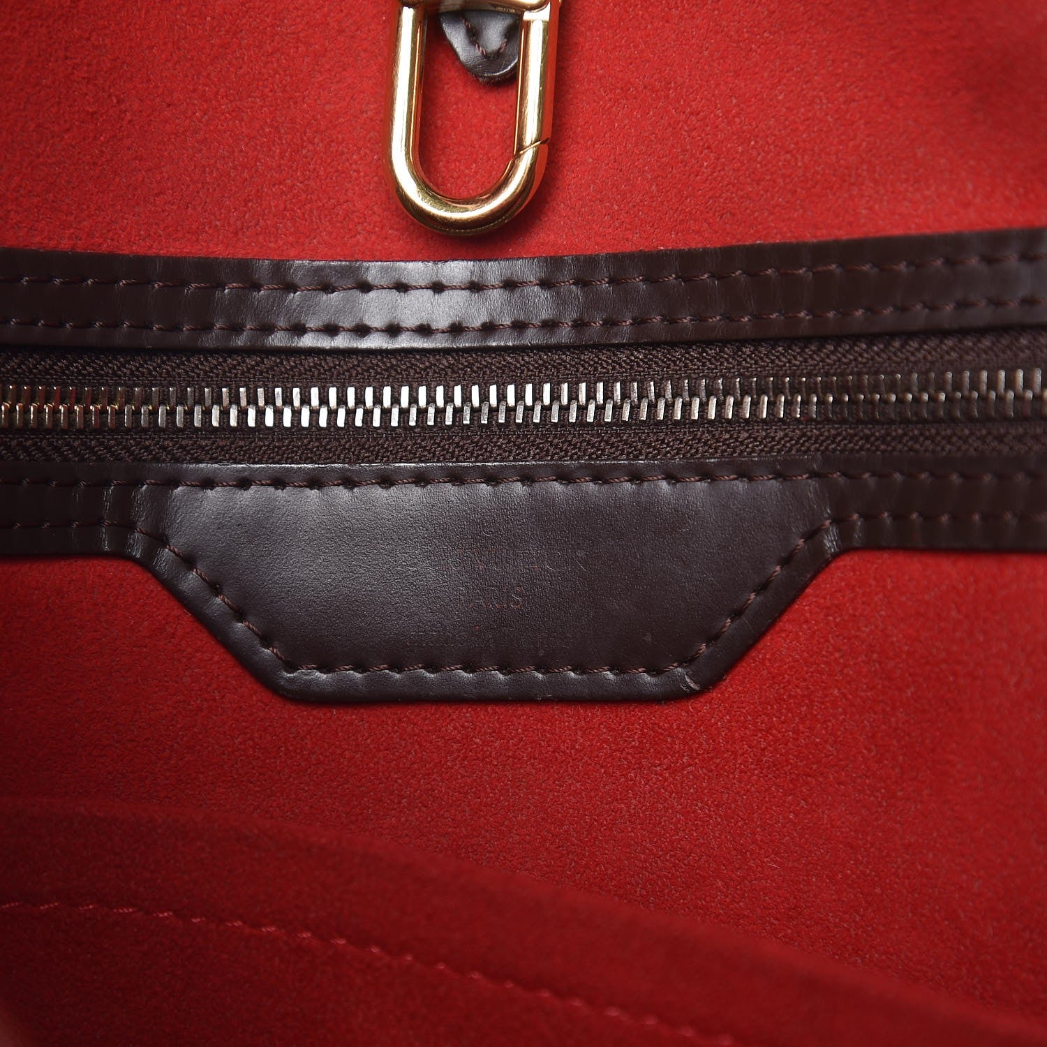 Louis Vuitton Damier Ebene Hampstead GM 6 of 8