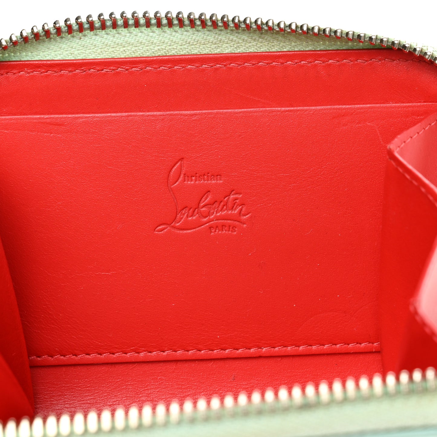 Calfskin Spiked Panettone Coin Purse Source Multicolor