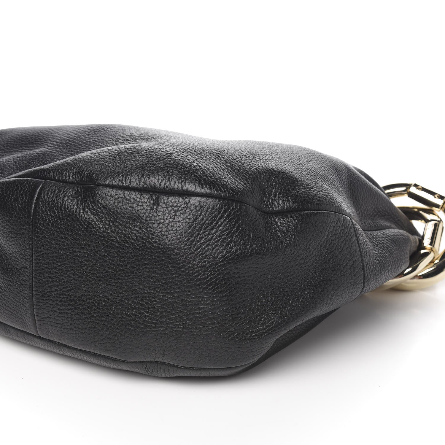 Jimmy Choo Deerskin Snakeskin Solar Hobo Black 7 of 7